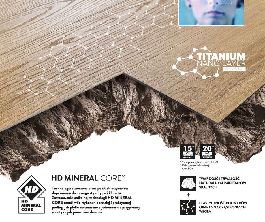 Technologie podłóg Arbiton – HD Mineral Core